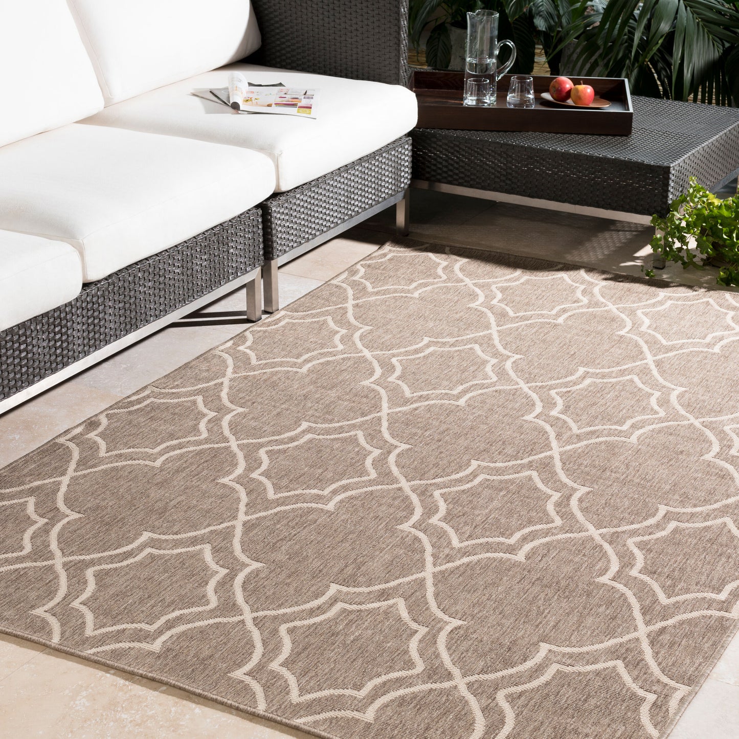 Surya Livabliss Alfresco ALF-9587 Rug - Moroccan Ogee Trellis Design