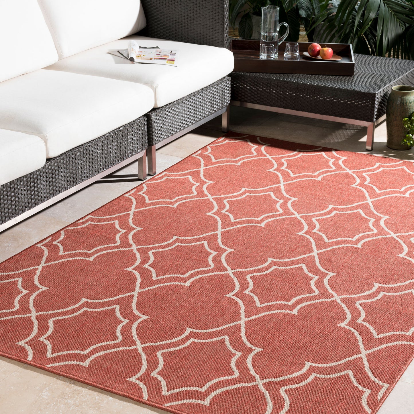 Surya Livabliss Alfresco ALF-9591 Rug - Moroccan Ogee Trellis